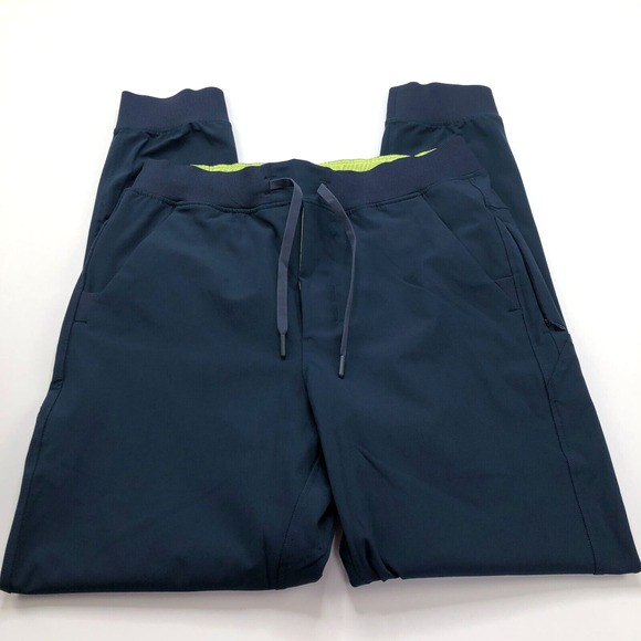 Bird Dogs Large (Fits 31W 30L) Mens Drawstring Jogger Chino Pants Blue MINT - Picture 1 of 9